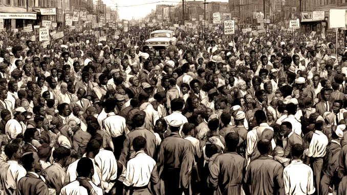 Der Freedom March in 1963 in Washington.