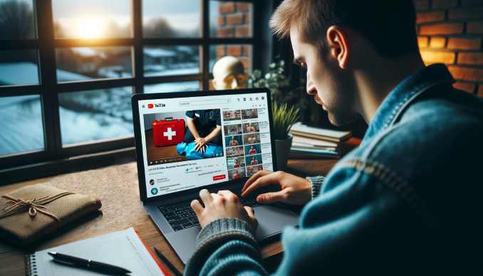 Erste Hilfe Videos auf Youtube.