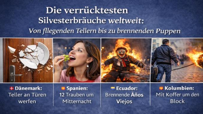 Verrueckte Silvesterbraeuche.