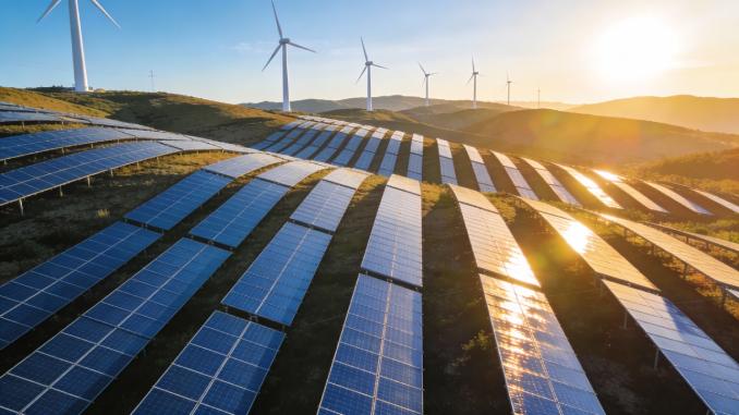 Solarpanele und erneuerbare Energien